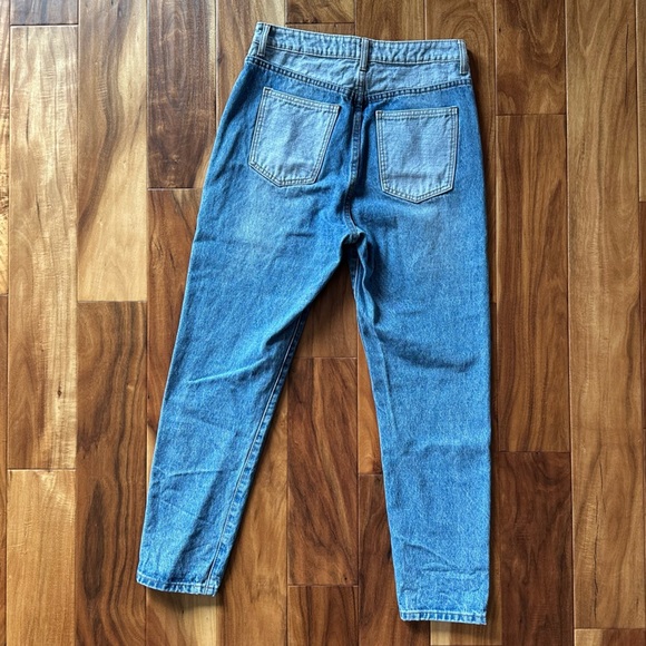 Princess Polly Two-Tones High Waisted Mom Jeans size 8 - Picture 3 of 5